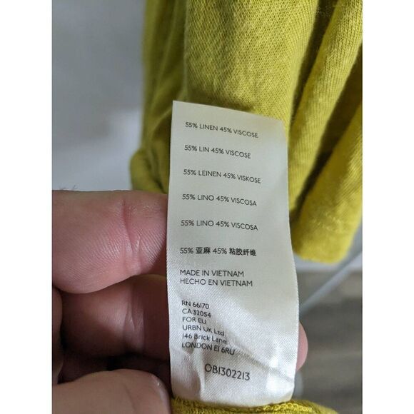 Free People Sun Setter Linen Top NWT - Picture 5 of 7